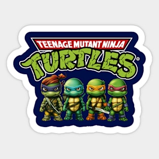 tmnt design Sticker